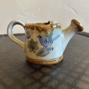El Palomar Blue Collection Folk Art Style Pottery "Watering Can" Ken Edwards?